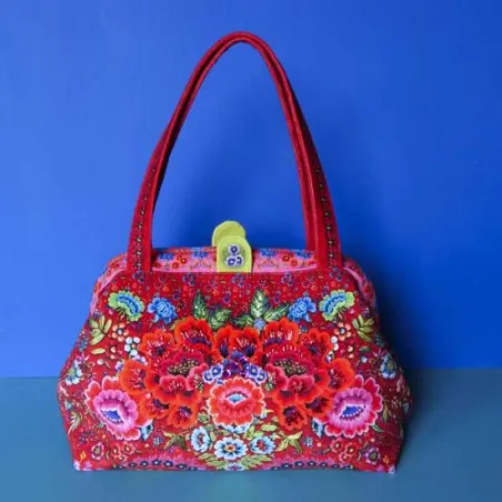 Kit Sac clic-clac Perruches rouge
