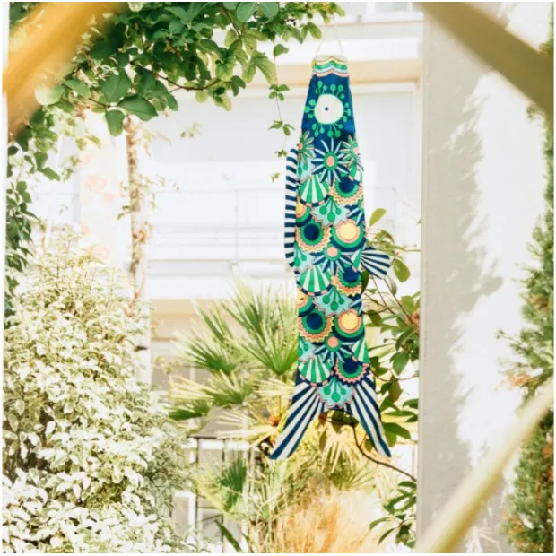 Koinobori Tropical Navy by Yukari