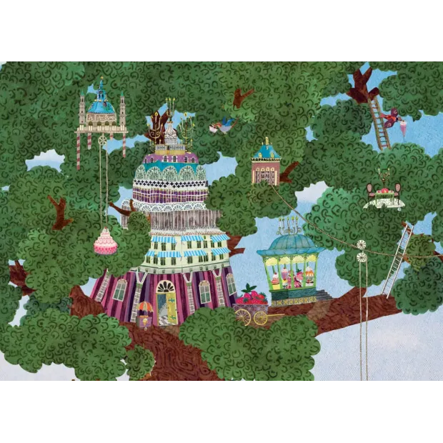 Carte Postale Cabane dans les Arbres