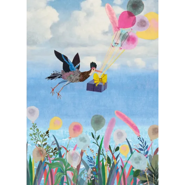 Carte Postale Cueillette de Ballons