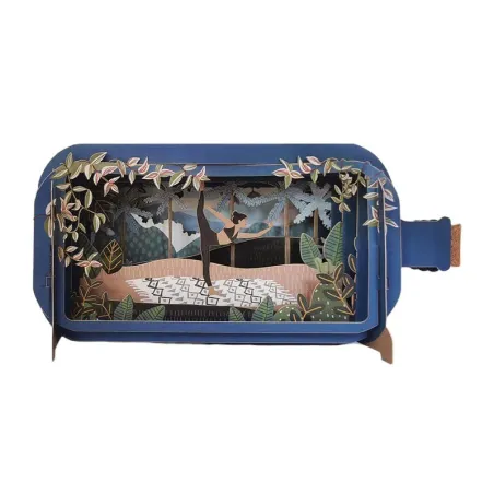 3D Pop Up Carte Yoga