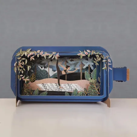 3D Pop Up Carte Yoga