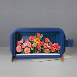 3D Pop Up Carte Fleurs - Bibop et Lula