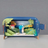 3D Pop Up Carte Couple âgé - Bibop et Lula