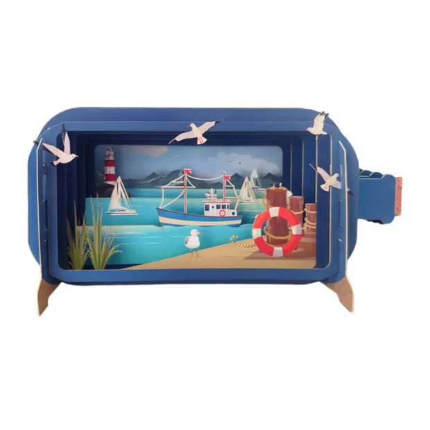 3D Pop Up Carte Port