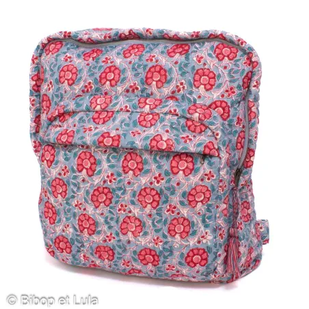 Sac à dos matelassé double poche Bageecha