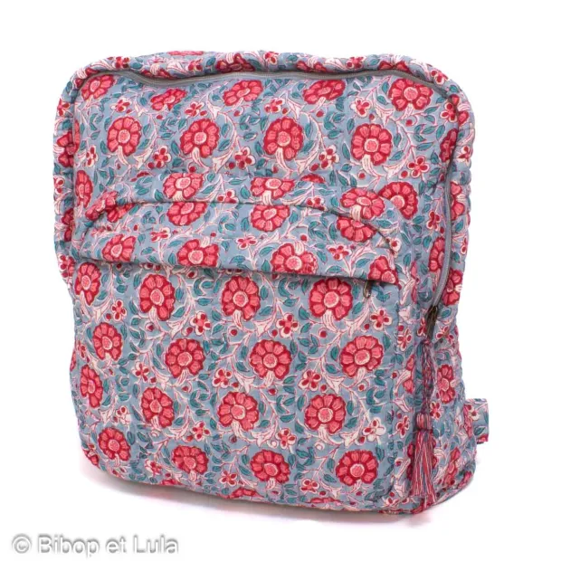 Sac à dos matelassé double poche Bageecha
