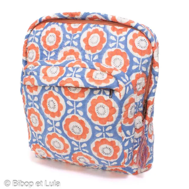 Sac à dos matelassé double poche Mawar