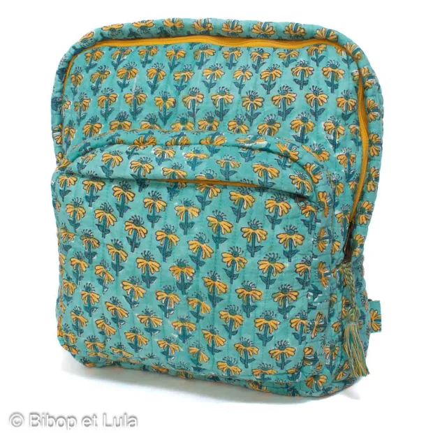 Sac à dos matelassé double poche Ponco
