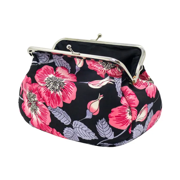 Pochette rétro Rosetta Noir