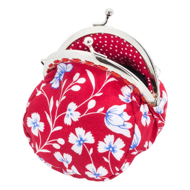 Petit porte-monnaie bourse rétro Izia