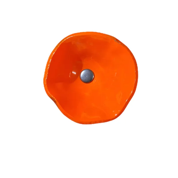 Fleurs en verre orange coquelicots - Moyen