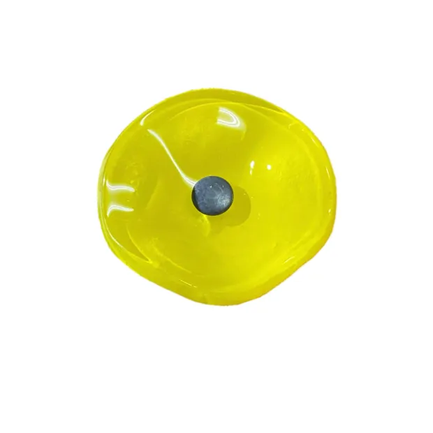 Fleurs en verre jaune coquelicots - Petit