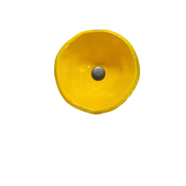 Fleurs en verre jaune coquelicots - Moyen