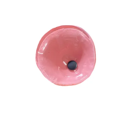 Fleurs en verre rose coquelicots - Moyen