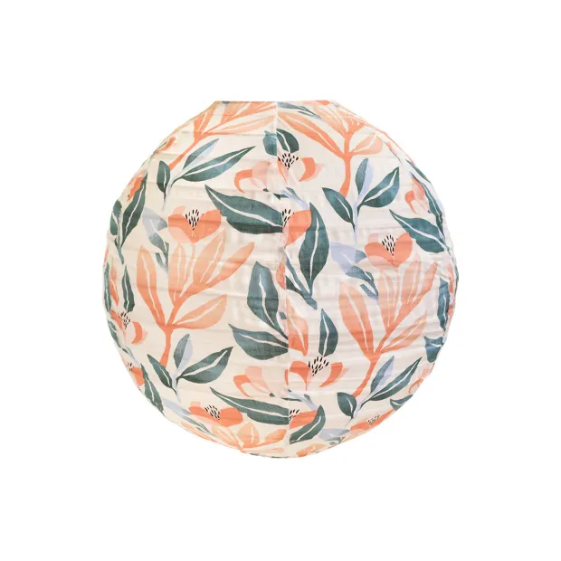 Lampion tissu boule japonaise rond Daphné
