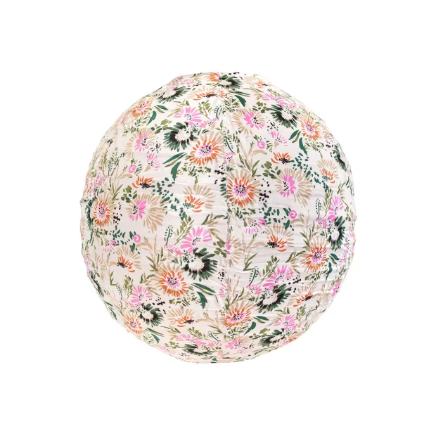 Lampion tissu boule japonaise rond Quito