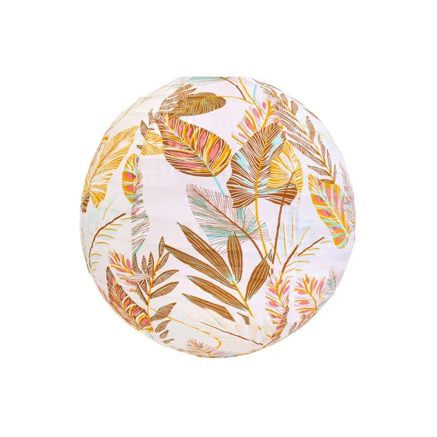 Lampion tissu boule japonaise rond Rio