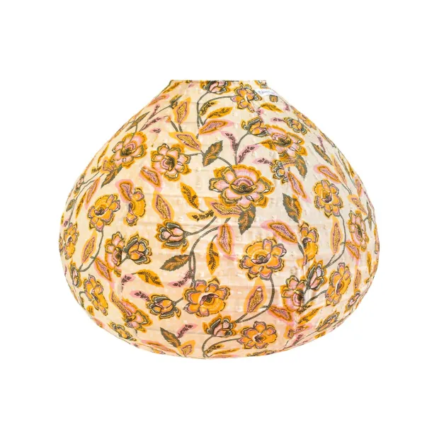 Lampion tissu boule japonaise goutte Eloise
