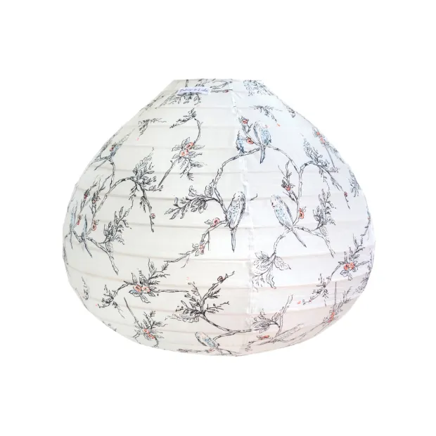 Lampion tissu boule japonaise goutte Lima