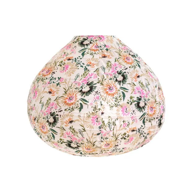Lampion tissu boule japonaise goutte Quito