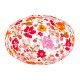 Lampion tissu boule japonaise ovale Brasilia - Bibop et Lula