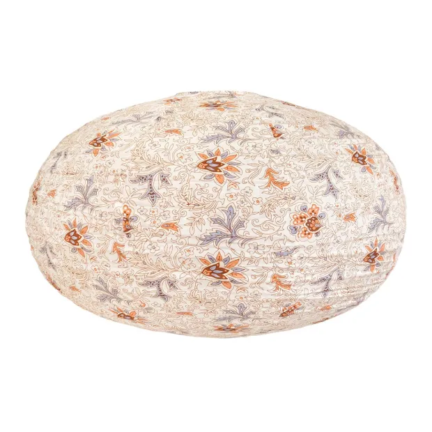 Lampion tissu boule japonaise ovale Bolero