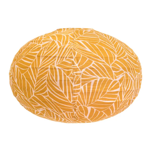 Lampion tissu boule japonaise ovale Caracas