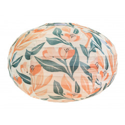 Lampion tissu boule japonaise ovale Daphné - Bibop et Lula