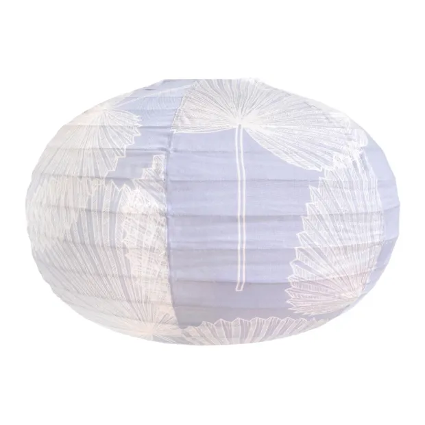 Lampion tissu boule japonaise ovale Hanoï