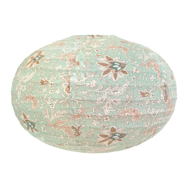 Lampion tissu boule japonaise ovale Lusaka