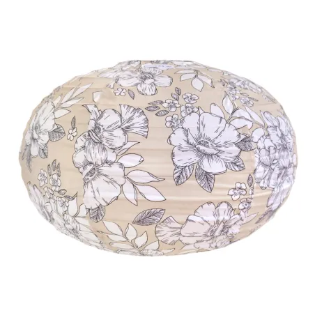 Lampion tissu boule japonaise ovale Thelma