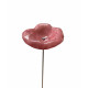 Fleurs en verre rose coquelicots - Grand - Bibop et Lula