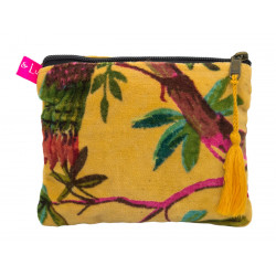 Petite pochette plate velours Parvati - Bibop et Lula