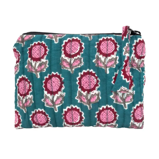 Pochette plate matelassée Nalini