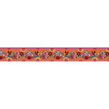 Bordure velours Colibri orange - Bibop et Lula