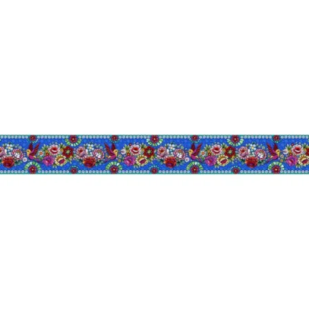 Bordure velours Colibri beu