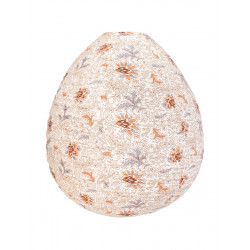 Lampion tissu boule japonaise oeuf Bolero - Bibop et Lula
