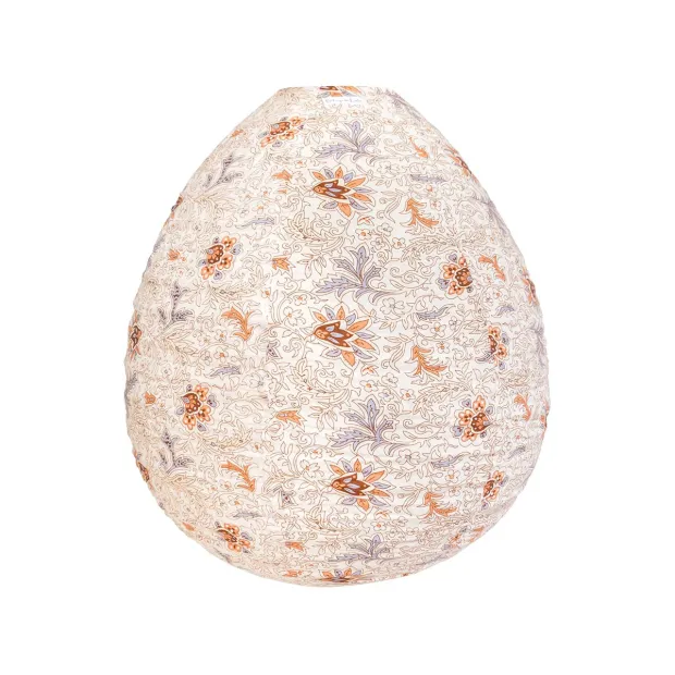Lampion tissu boule japonaise oeuf Bolero
