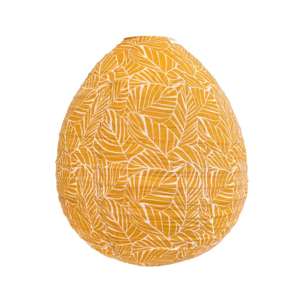 Lampion tissu boule japonaise oeuf Caracas