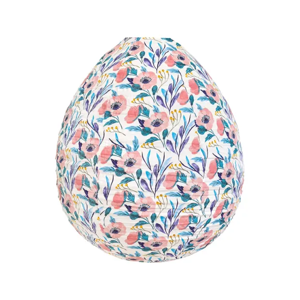 Lampion tissu boule japonaise oeuf Diane