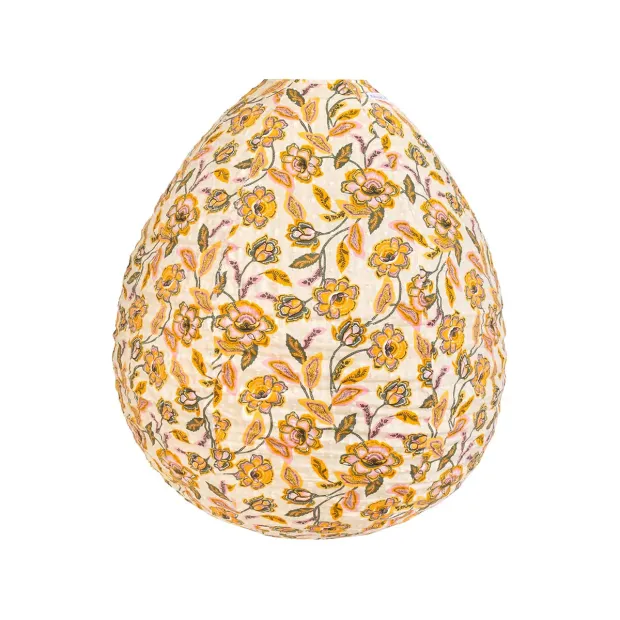 Lampion tissu boule japonaise oeuf Eloise