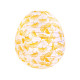 Lampion tissu boule japonaise oeuf Gingko Yellow - Bibop et Lula