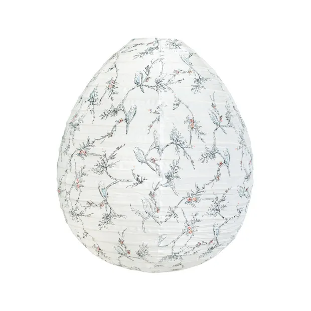 Lampion tissu boule japonaise oeuf Lima