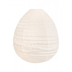 Lampion tissu boule japonaise oeuf Lin - Bibop et Lula