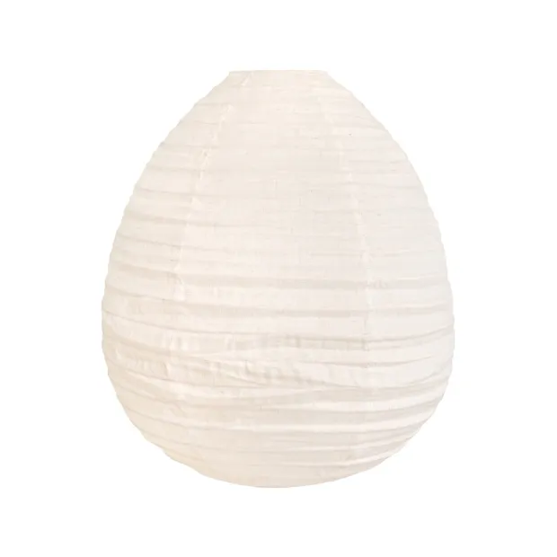Lampion tissu boule japonaise oeuf Lin