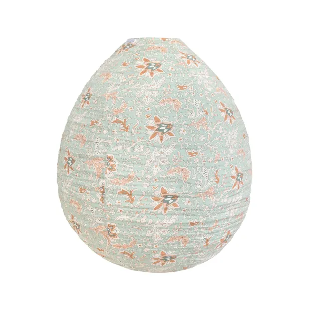 Lampion tissu boule japonaise oeuf Lusaka