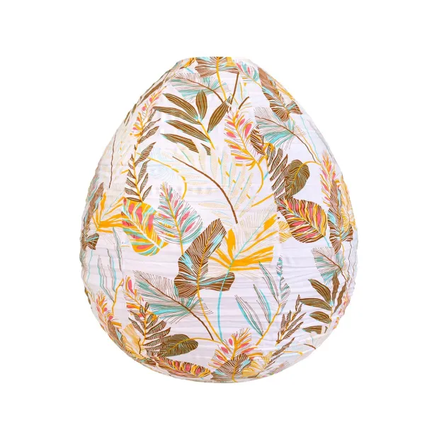 Lampion tissu boule japonaise oeuf Rio