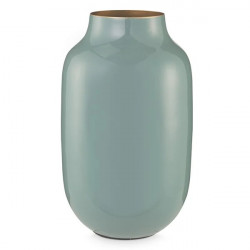 Petit Vase en métal Ovale Bleu Clair - Bibop et Lula