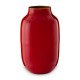 Petit Vase en métal Ovale Rouge Cerise - Bibop et Lula